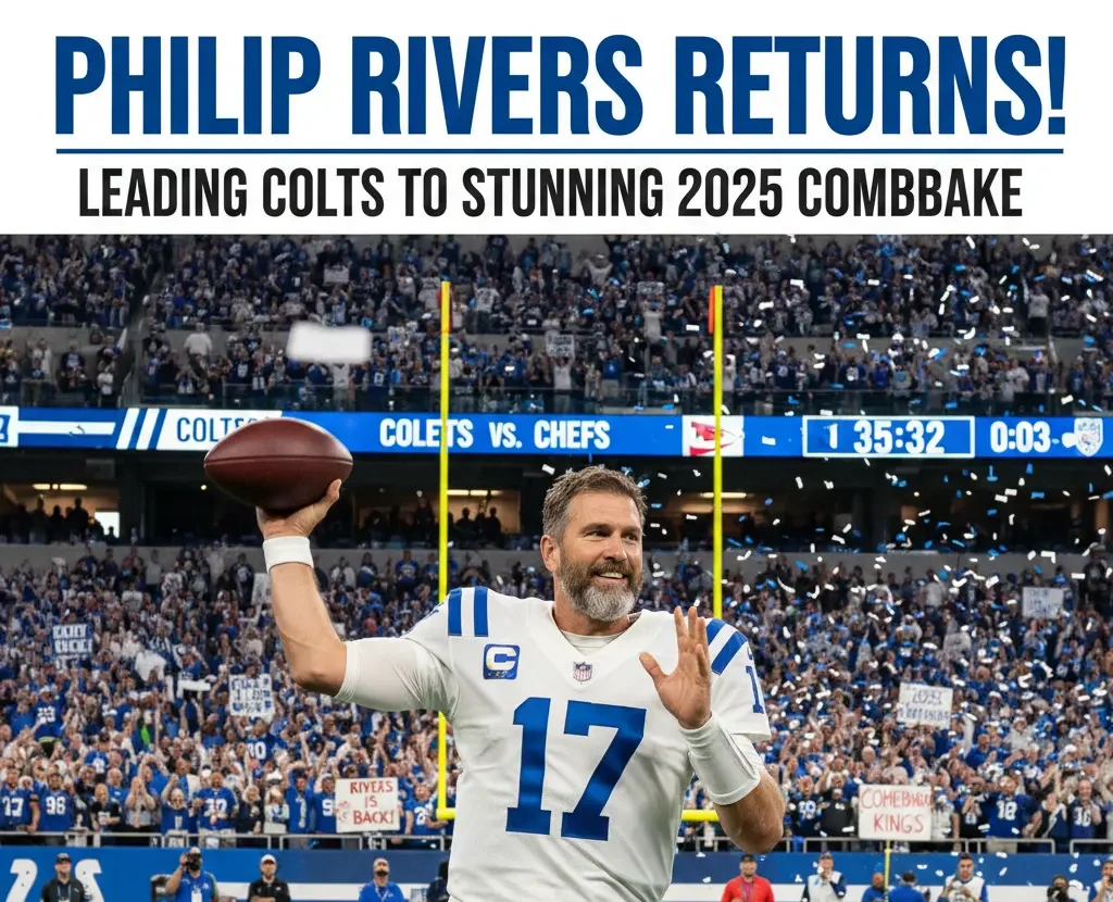 Philip Rivers Returns to Lead Colts in Stunning 2025 Comeback