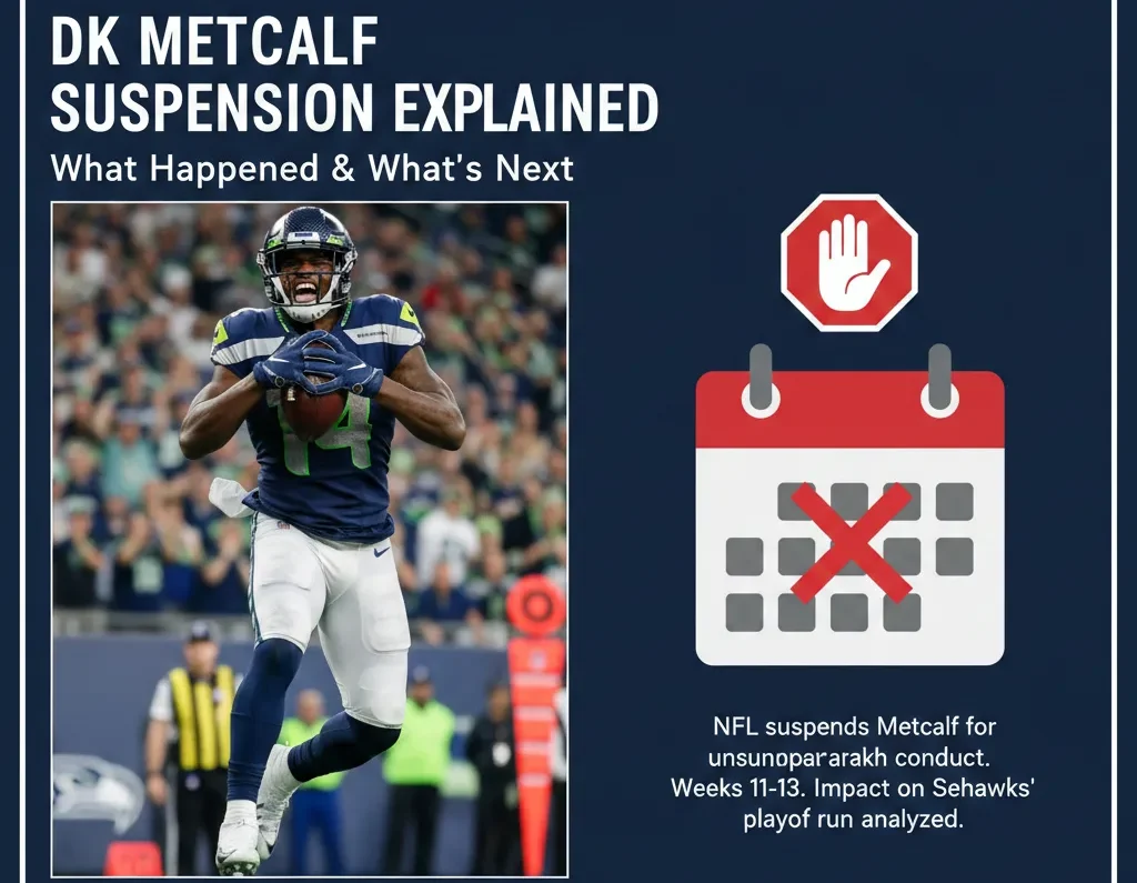DK Metcalf Suspension Explained: What Happened and What’s Next