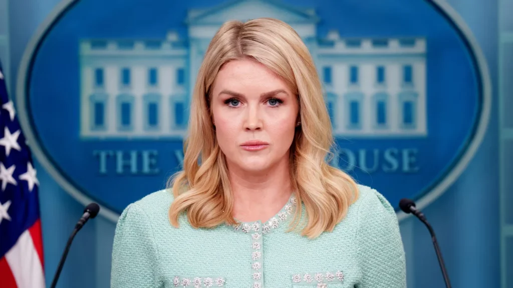 Press Secretary Karoline Leavitt Briefs Members of the Media2