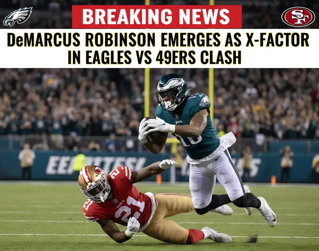 DeMarcus Robinson Emerges as X-Factor in Eagles vs 49ers Clash