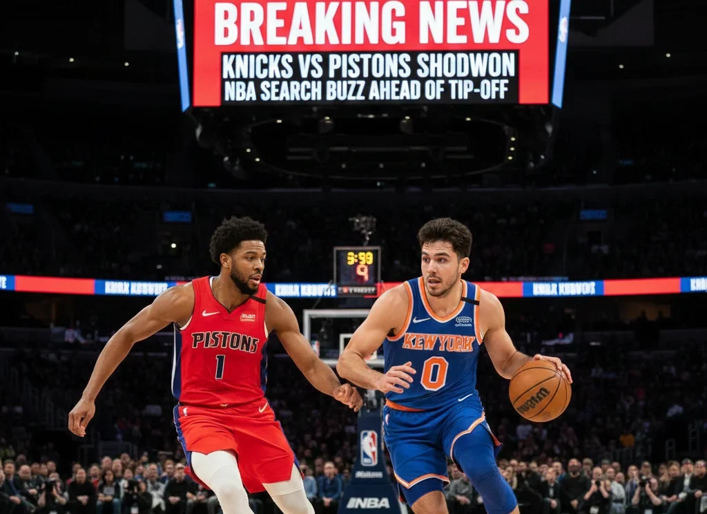 Knicks vs Pistons Showdown Surges in NBA Search Buzz Ahead of Tip-Off