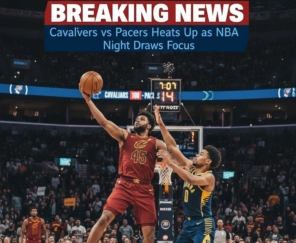 Cavaliers vs Pacers Heats Up as NBA Night Draws Focus