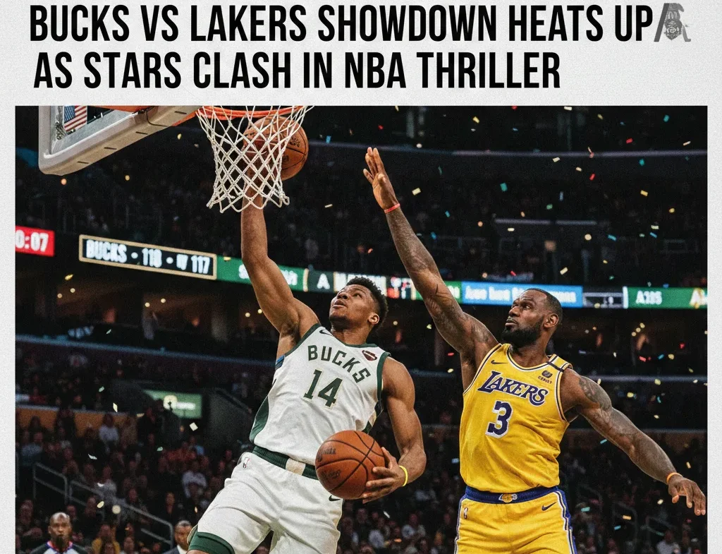 Bucks vs Lakers Showdown Heats Up as Stars Clash in NBA Thriller