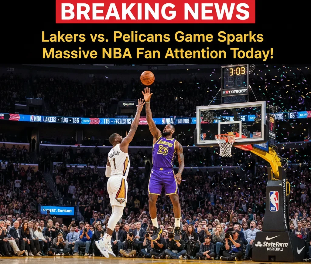 Lakers vs Pelicans Game Sparks Massive NBA Fan Attention Today