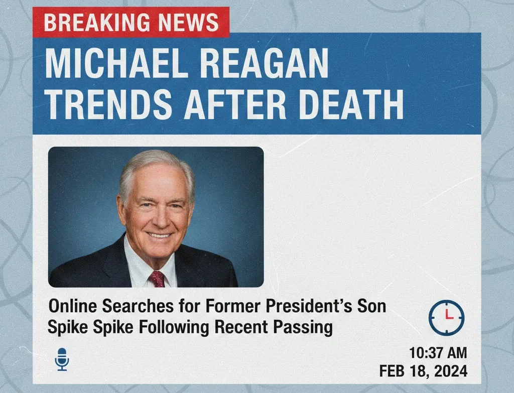 Michael Reagan Trends After Death Searches Spike Online