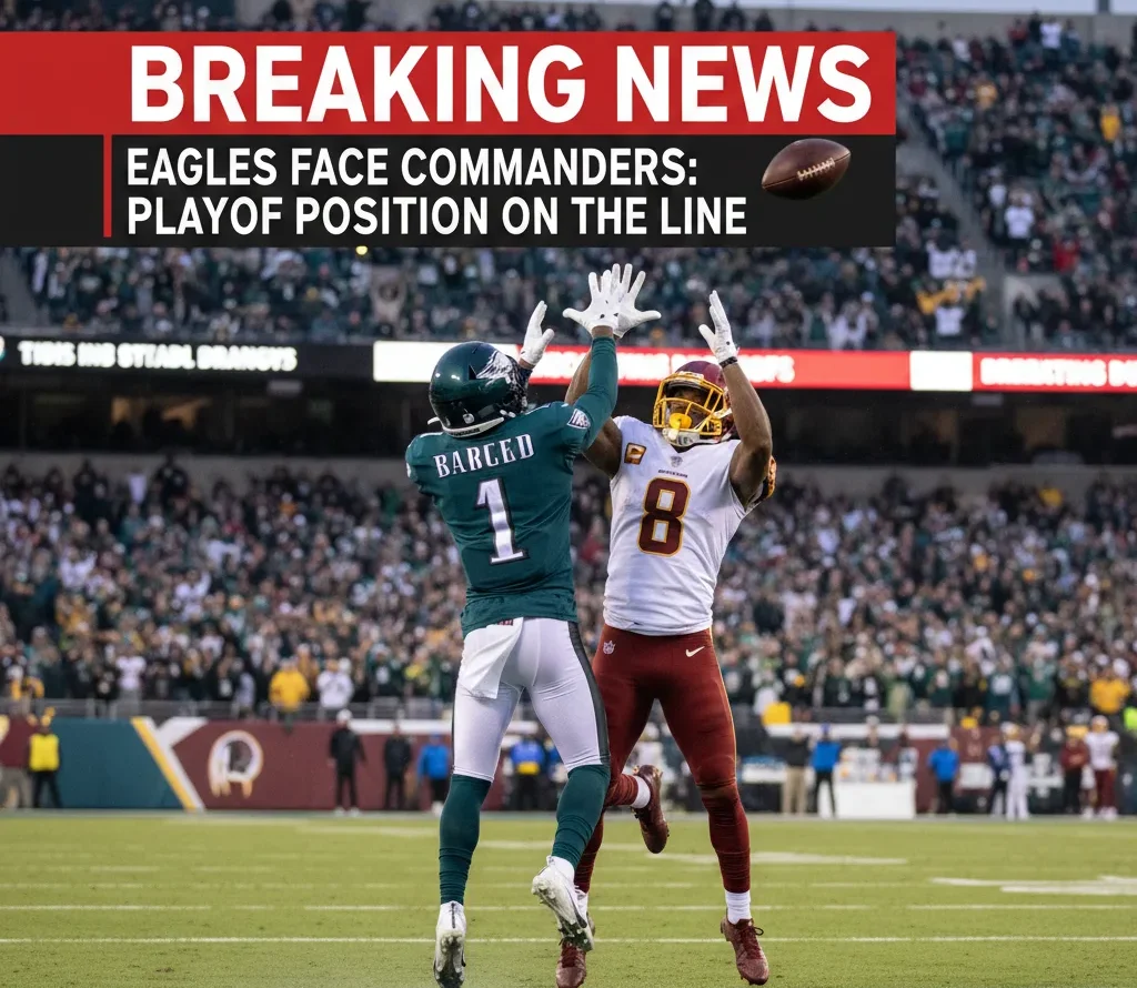 Eagles Face Commanders as Crucial Playoff Position Is on the Line