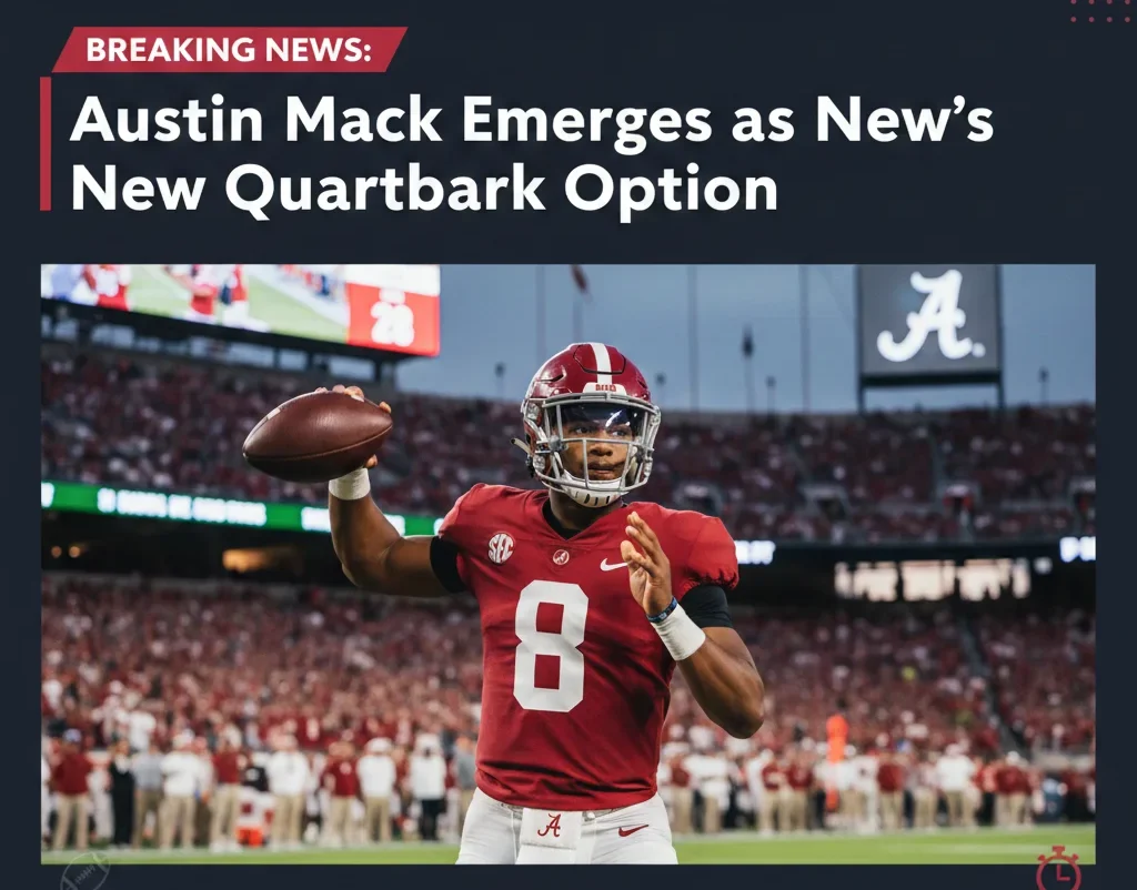 Austin Mack Emerges as Alabama’s New Quarterback Option