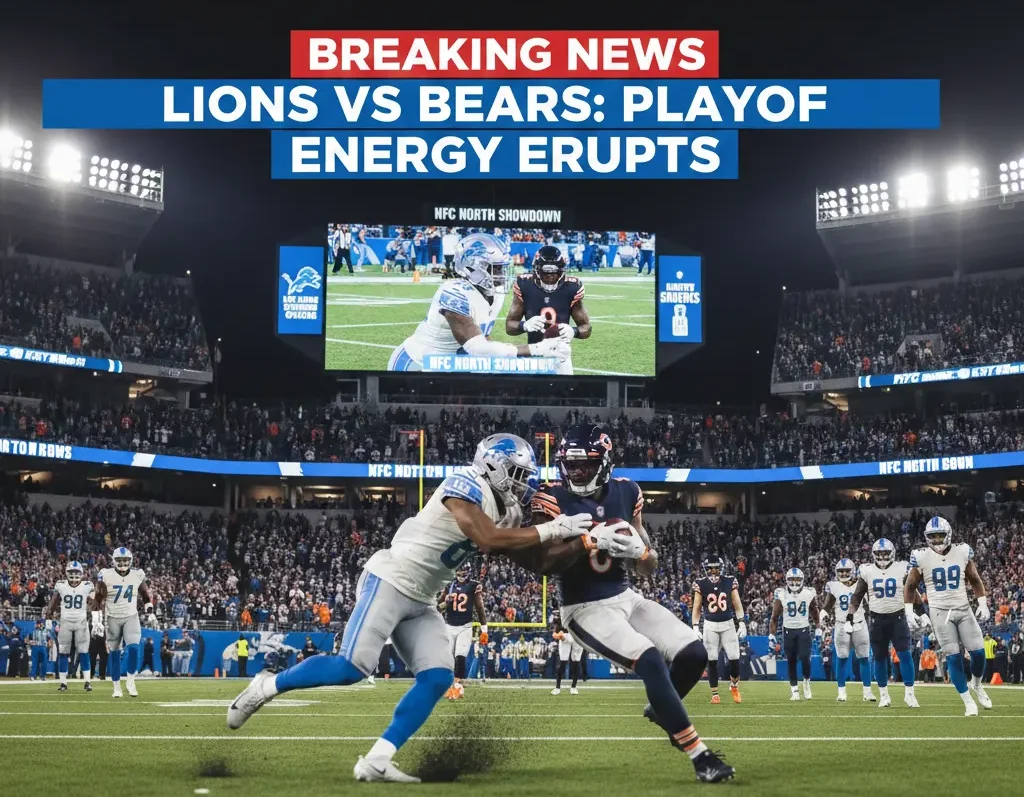 Lions and Bears Clash in NFC North Matchup