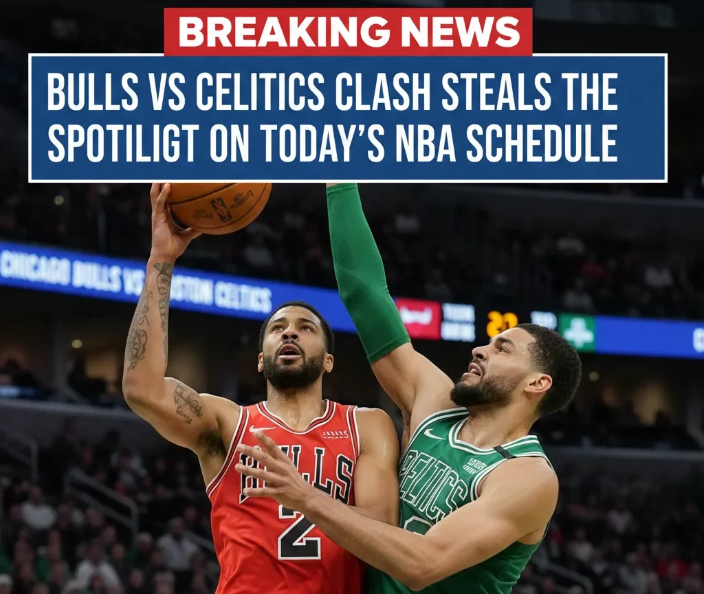 Bulls vs Celtics Clash Steals the Spotlight on Today’s NBA Schedule