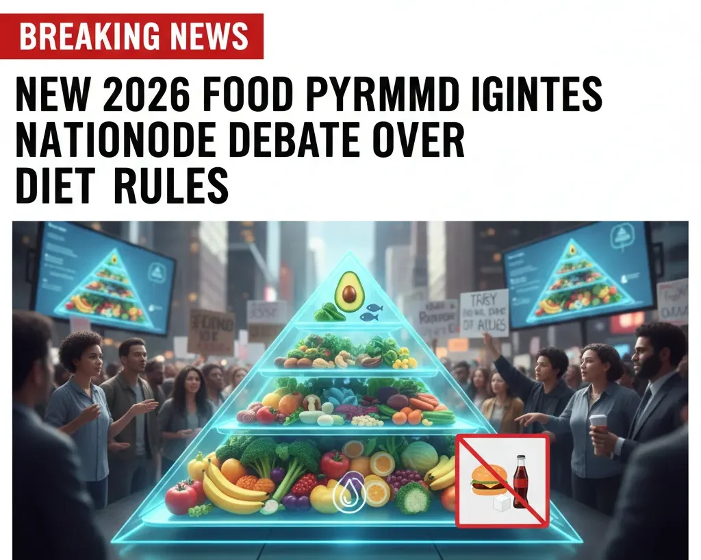 New 2026 Food Pyramid Ignites Nationwide Debate Over Diet Rules