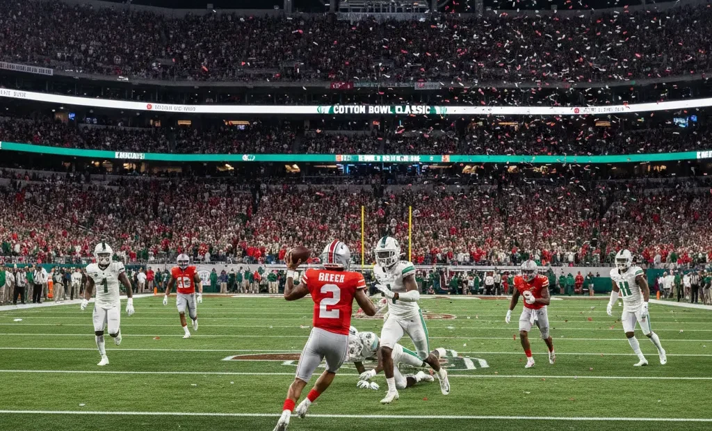 Ohio State vs Miami Captivates Nation in Cotton Bowl Showdown