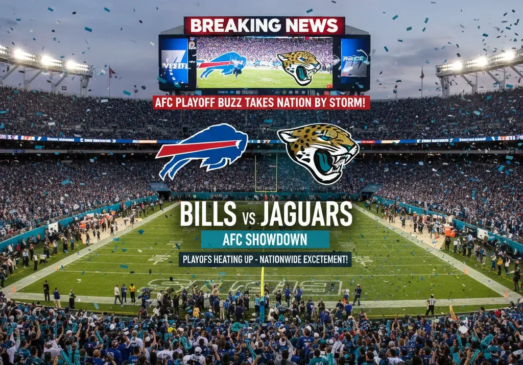 Bills vs Jaguars Matchup Takes Over AFC Playoff Buzz Nationwide