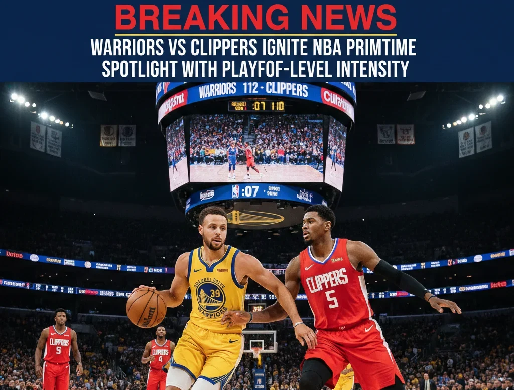 Warriors vs Clippers Ignite NBA Primetime Spotlight With Playoff-Level Intensity